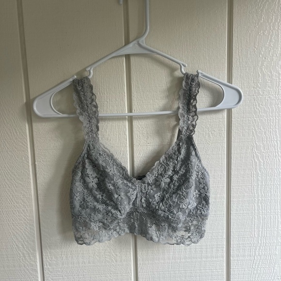 No Boundaries Gray Lace Bralette Intimates - Picture 2 of 4